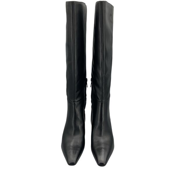 NEW Sam Edelman Women’s Sylvia Wide Calf Knee High Dress Boots Black Size 6M - Picture 3 of 10